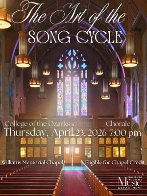 poster of the chapel with information on it about the story